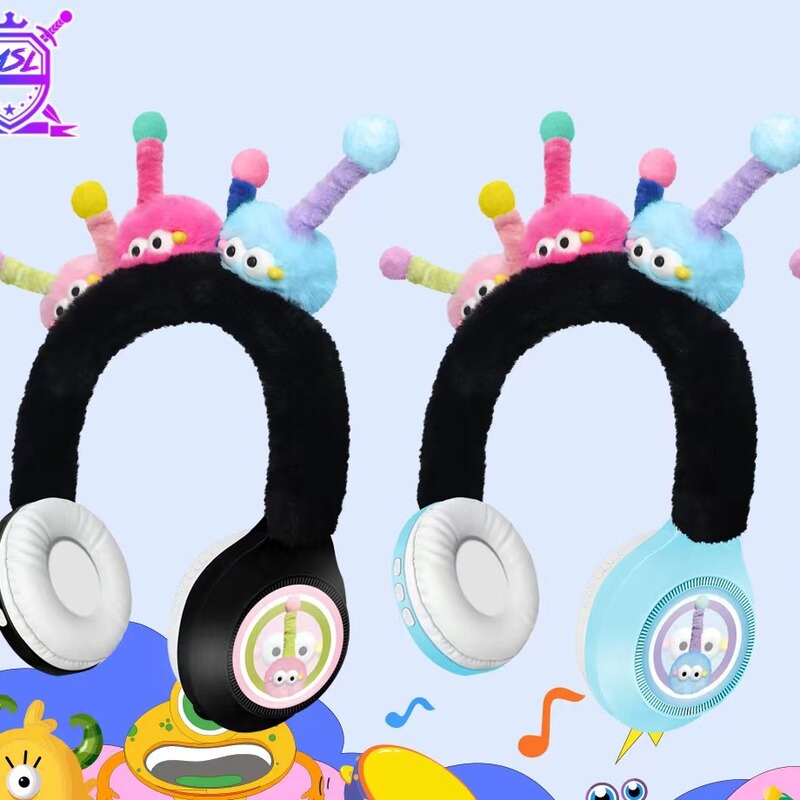 New MSL827 Creative Cartoon Fur Ball Little Monster Plush Headset Bluetooth Headset Wireless Children's Headset Cross-border New MSL827 Creative Cartoon Fur Ball Little Monster Plush Headset Bluetooth Headset Wireless Children's Headset Cross-border