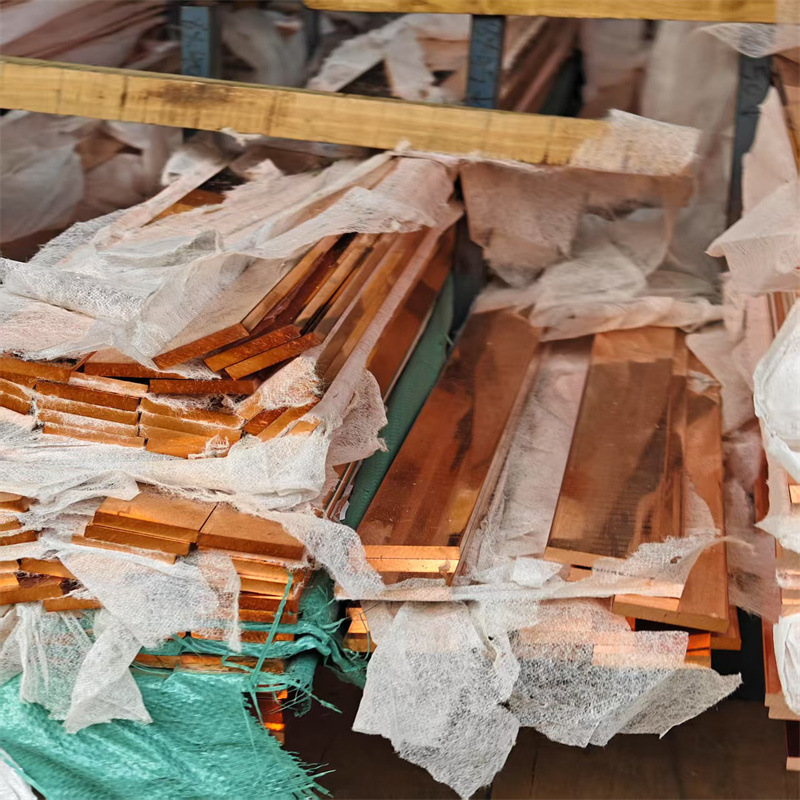 T2接地紫铜排镀锡铜排 加工折弯打孔T3紫铜排可切割C1100紫铜排