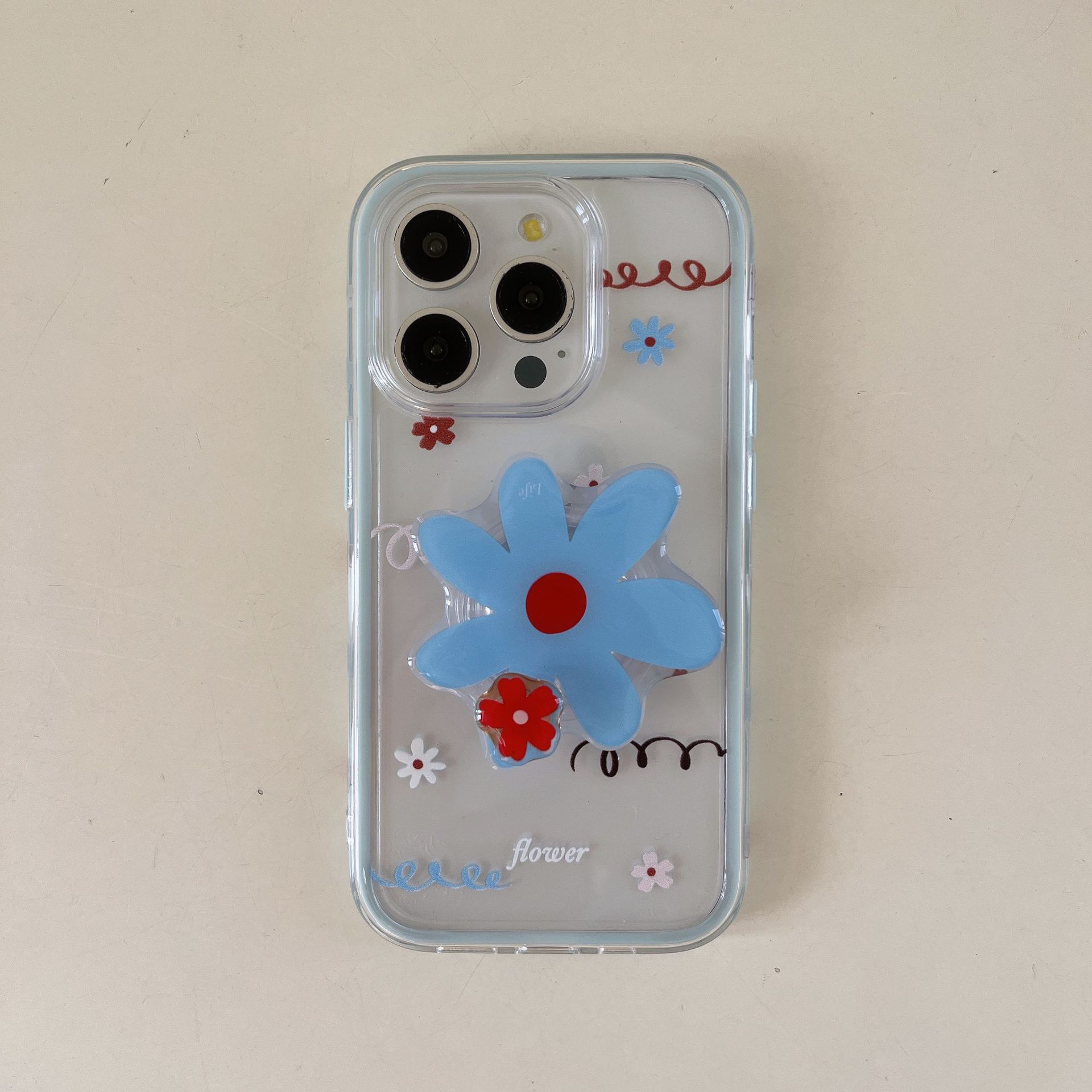 Flores de graffiti de nicho simples para Apple 16ProMax funda para teléfono móvil 15Pro Summer 14/13 Chicas 15PM