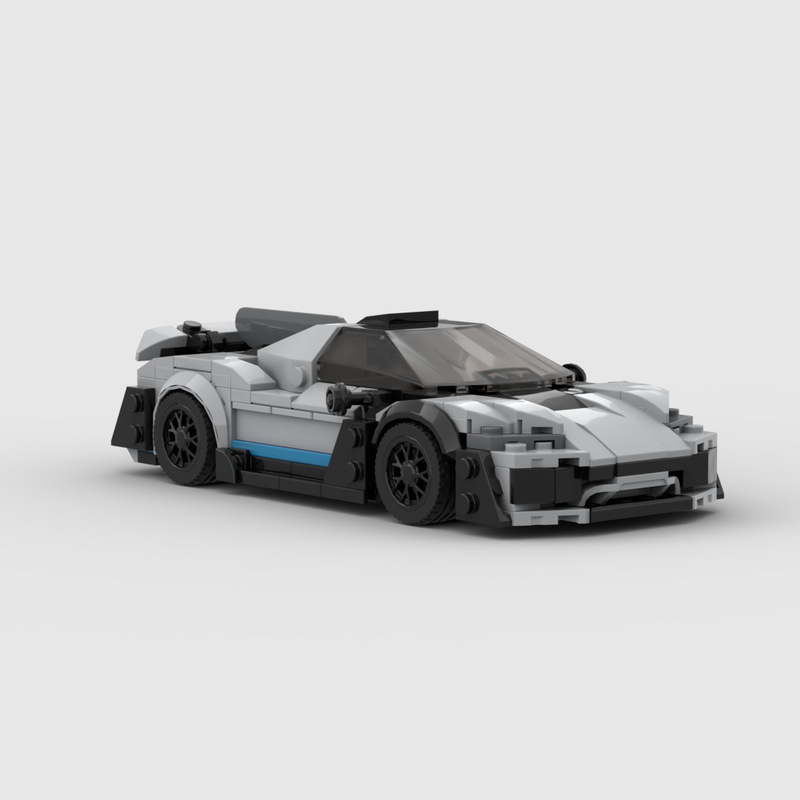 Moc-88771 Is Compatible with Lego Mercedes-Benz Amg One8 Car Assembly Building Block Toy Car Cross-Border Hot