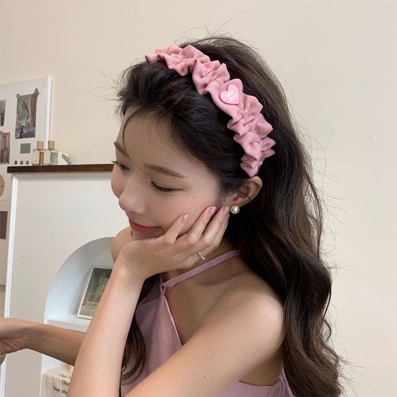 法式复古针织宽边发箍女高级感发卡小香风高颅顶压发头箍洗脸发捆|undefined