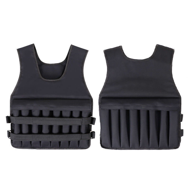 Weighted vest with iron sandblasting, training equipment, fitness running sports, invisible adjustable sandblasting, AliExpress