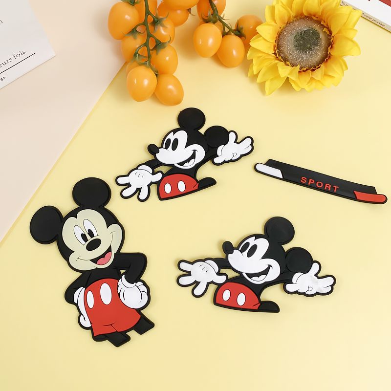 Cartoon silicone phone case with accessories from soft rubber PVC