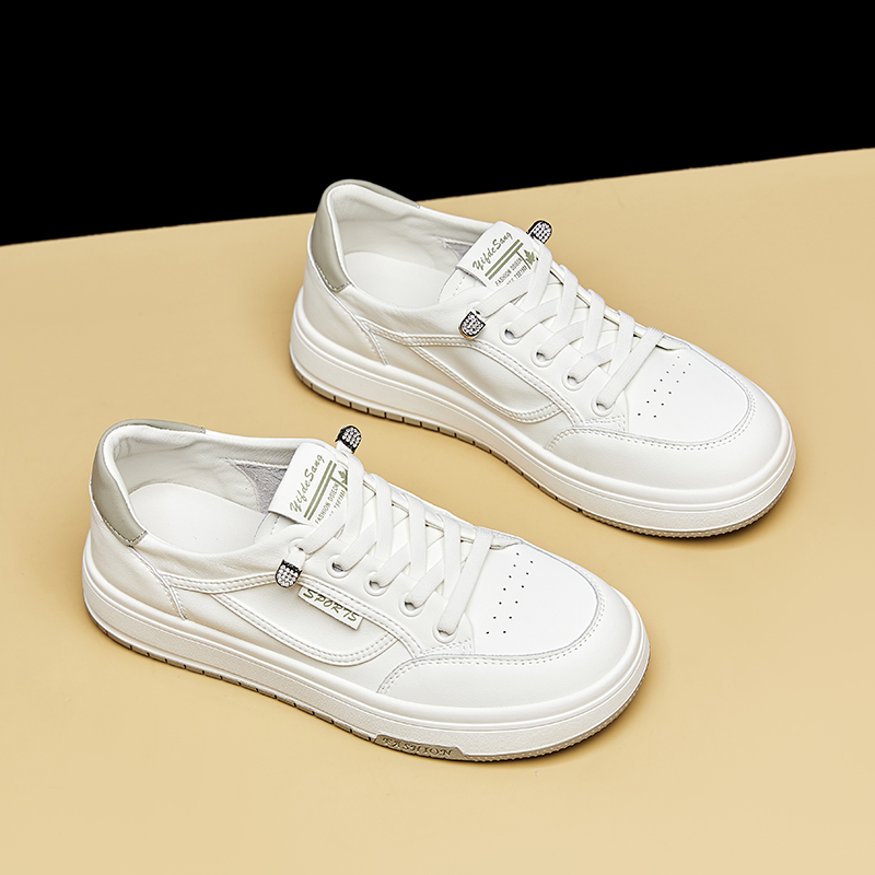 Pequeños zapatos blancos para mujeres 2023 nuevos zapatos de mujer zapatos de otoño primavera y otoño zapatos de skate casuales de mujer
