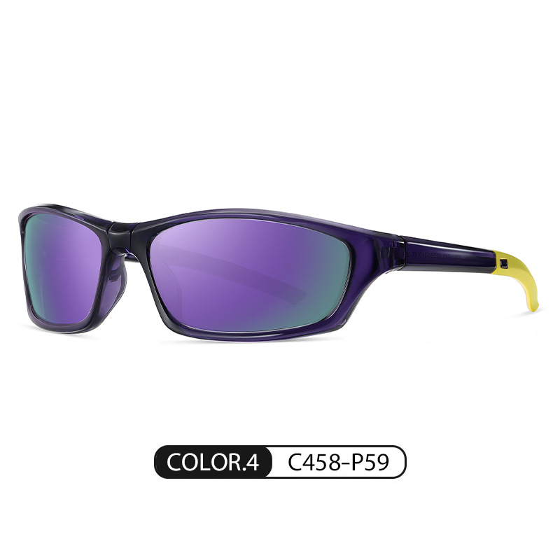 Transfronterizo nuevos deportes plegables gafas de sol S24101 ultraligero TR colorido a prueba de viento portátil ciclismo gafas de sol polarizadas