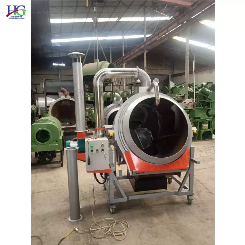 云南自动茶叶翻炒设备 朝天锅茶叶杀青机 贵州四川燃柴式烘茶机