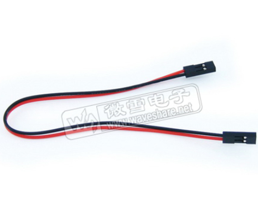 杜邦线 2PIN 2.54间距 200毫米 适用2.54间距单双排针之间的连接