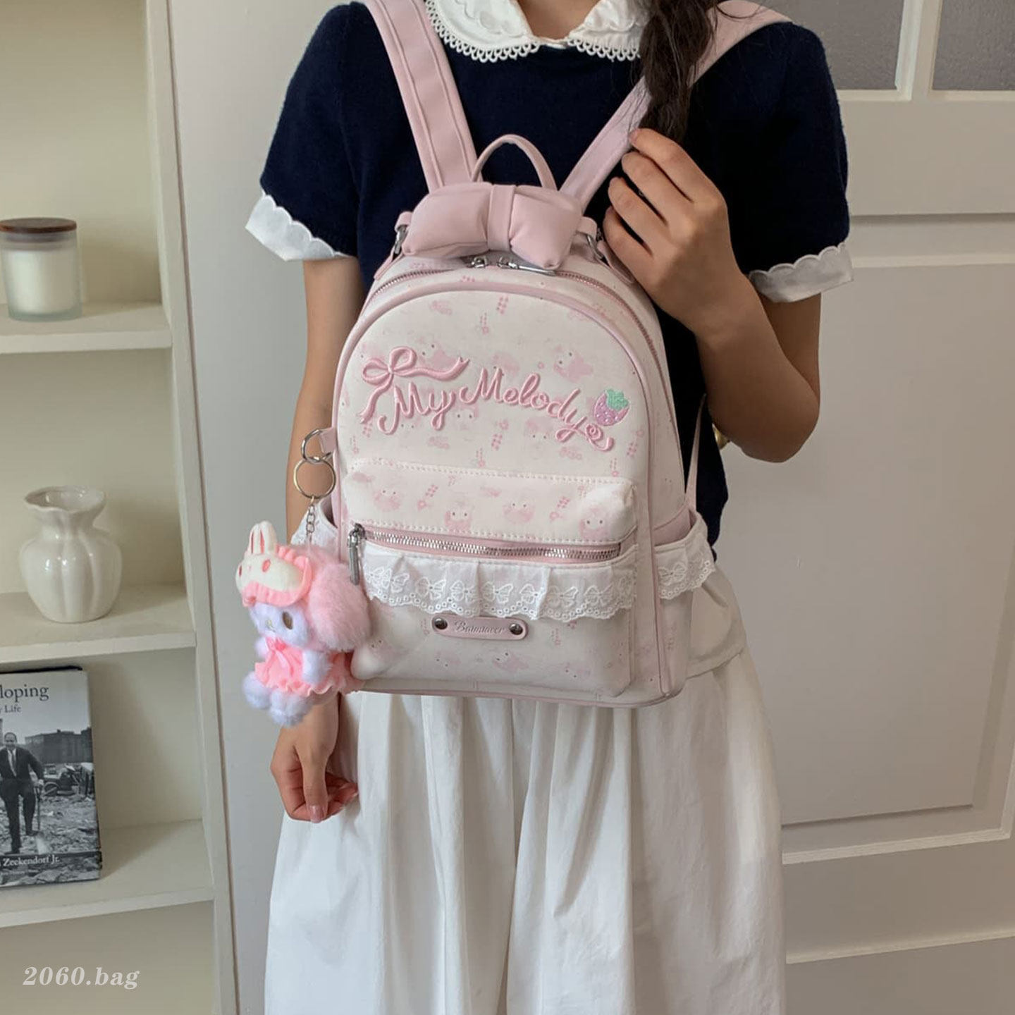 Mochila de flores de verano, mochila escolar de viaje, mochila de chicas encantadora, 2026 estudiantes de clase de gran capacidad, nuevo estilo ligero