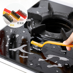 Gas stove cleaning brush 3 pack kitchen range hood degreasing and decontamination stove cleaning tool wire small brush