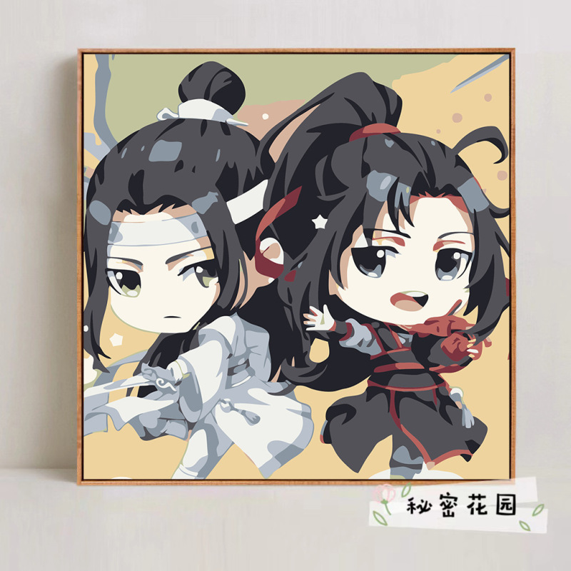 Moaodiantianguan デジタル油絵 diy 手作りデジタル着色漫画アニメーション減圧装飾画メーカー卸売|undefined