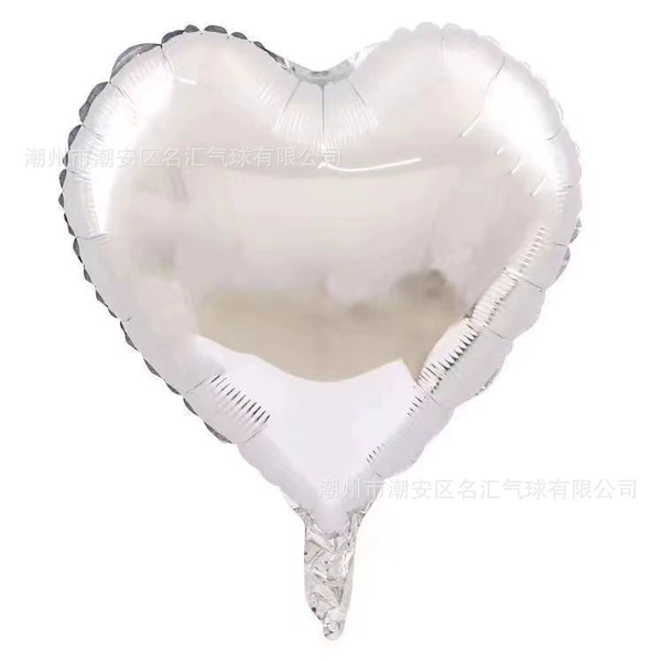 63 -inch peach heart silver