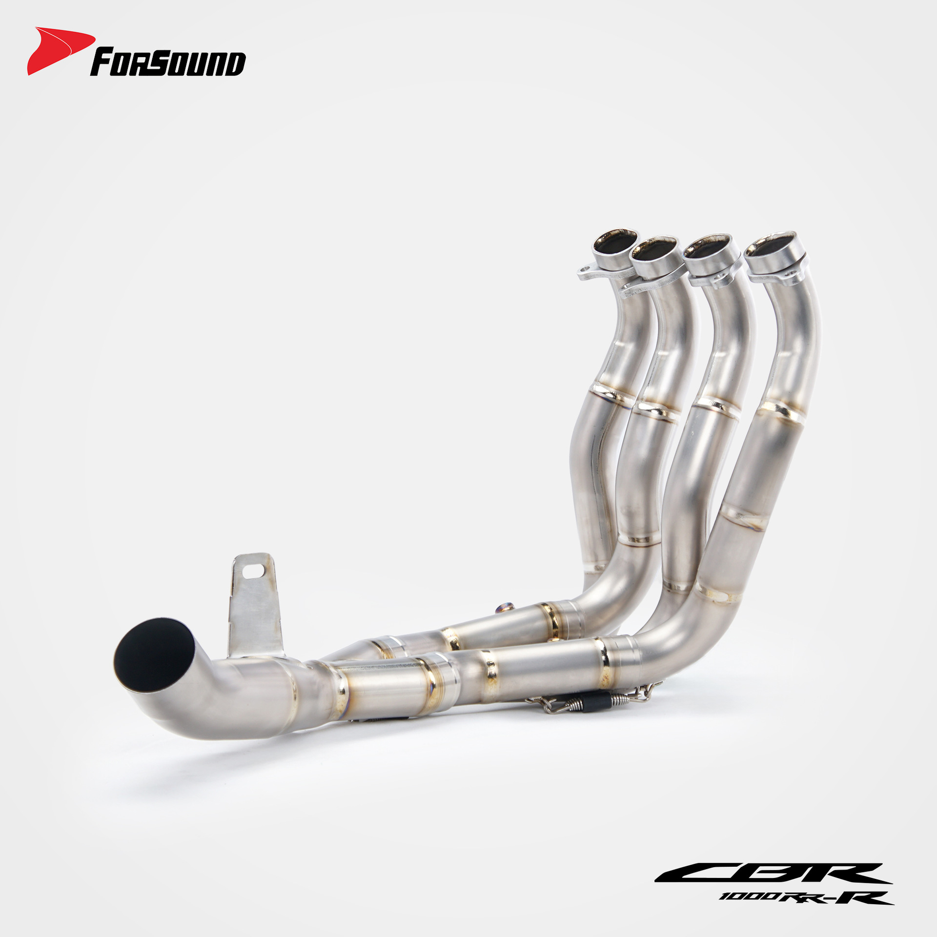 Suitable for HONDA Super Fire Blade Honda CBR1000RR-R modified titanium alloy front and middle section motorcycle exhaust pipe