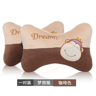 Headrest – Pillow - headrest-dream-monkey-brown-pair