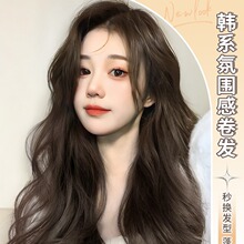 假发女长发中分长卷发大波浪仿真发全真人发自然整顶全头套假发套