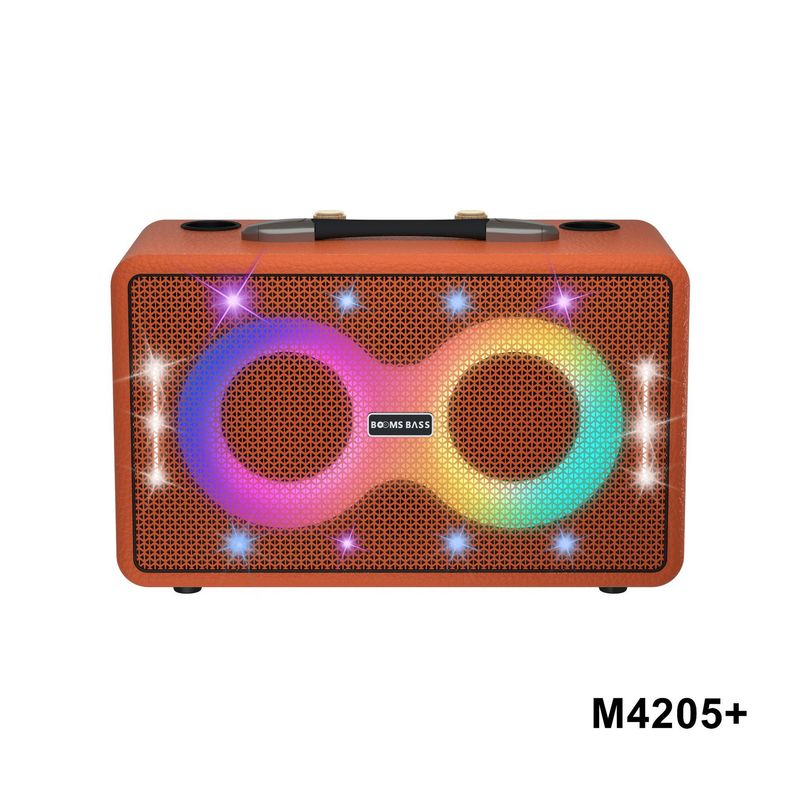 BOOMS BASS M4205 Bluetooth スピーカー カード ポータブル ハイパワー屋外サブウーファー ワイヤレス ポータブル カラオケ|undefined