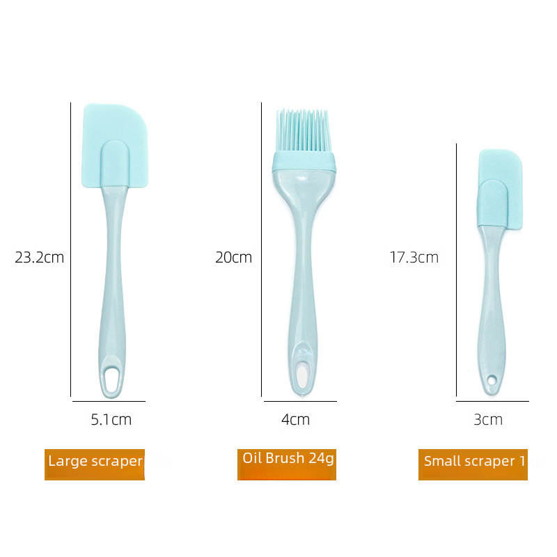 Silicone cream scraper