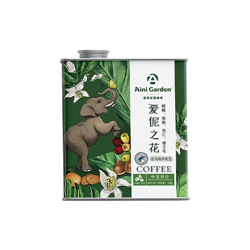 Ai Ni Coffee Ai Ni Flower 100g/Консервированное специальное кофе Organic Rainforest Alliance Certified