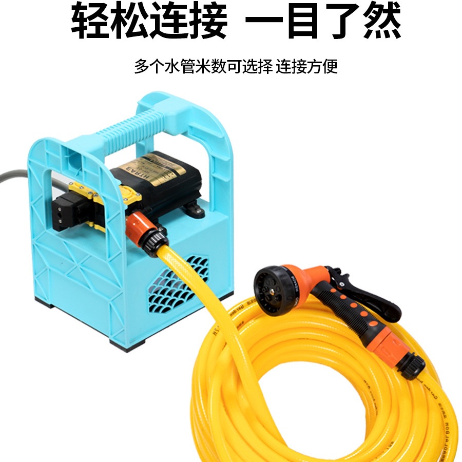 Bomba de Agua Eléctrica Portátil 12V Recargable con Batería de Litio para Riego Exterior