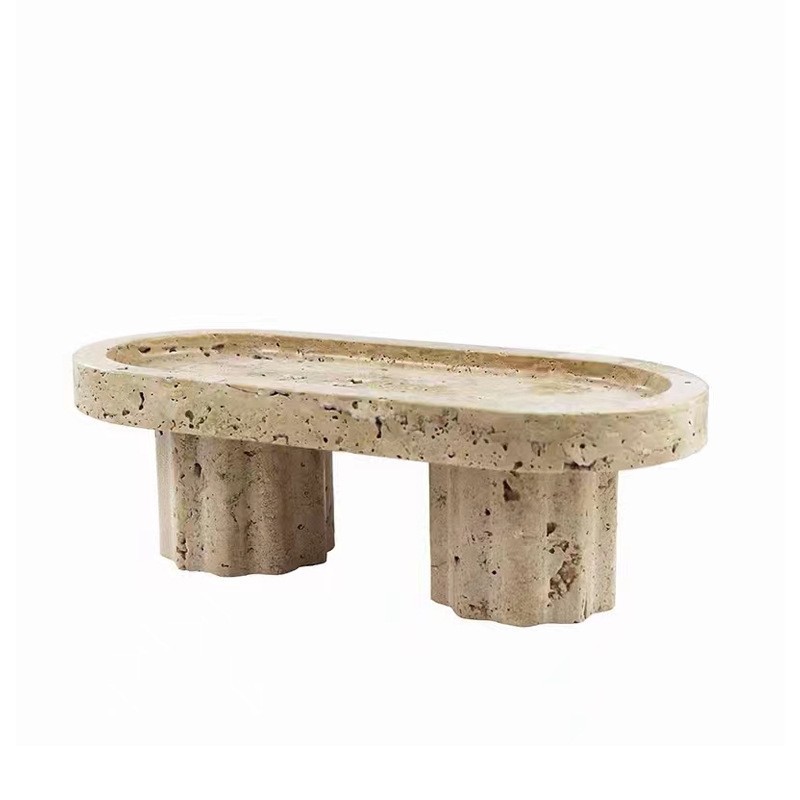 Geométrica piedra de cueva natural adornos de mármol de viento silencioso decoración del hogar modelo de arte de decoración de escritorio de decoración suave