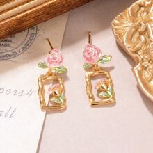 �¿�Vintage�й���Ʒ���´������ŷ�ͭ��18K����ﯷ��Ųʶ�������