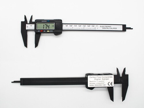 Digital caliper Electronic vernier caliper 0-150mm ultra-high strength engineering plastic 0.1MM large screen caliper