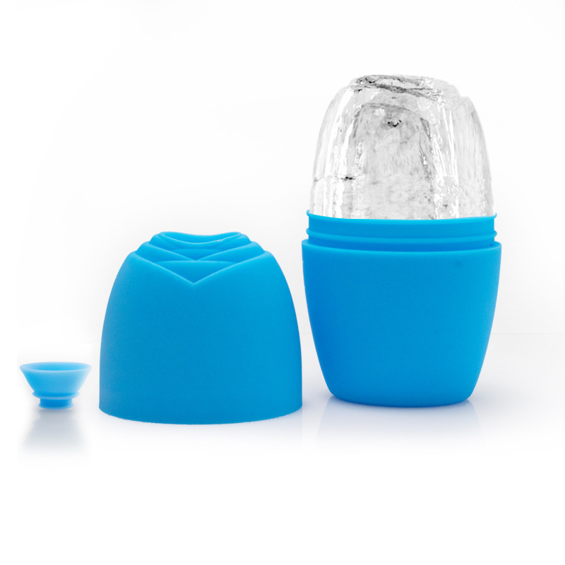 铂金硅胶滚轮按摩敷脸冰格 ice roller冰敷 ice face硅胶敷脸冰模|undefined