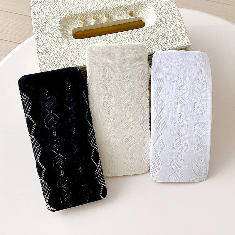 Primavera y verano Lolita chica medias diamante encantador jacquard adelgazamiento encaje hueco malla sexy pantyhose calcetines de red