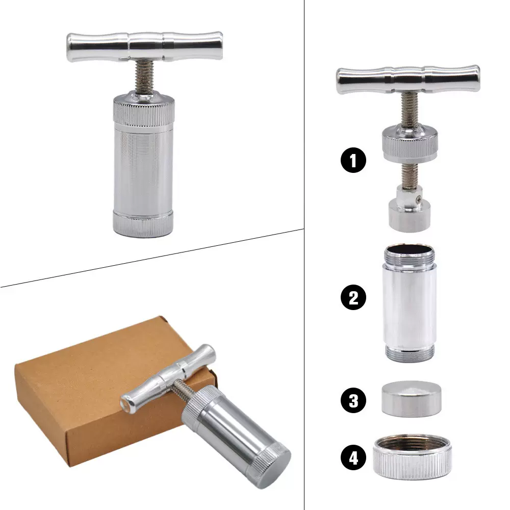 迷你型铝合金小烟斗 压烟器烟斗 小巧便携型烟具批发可零售