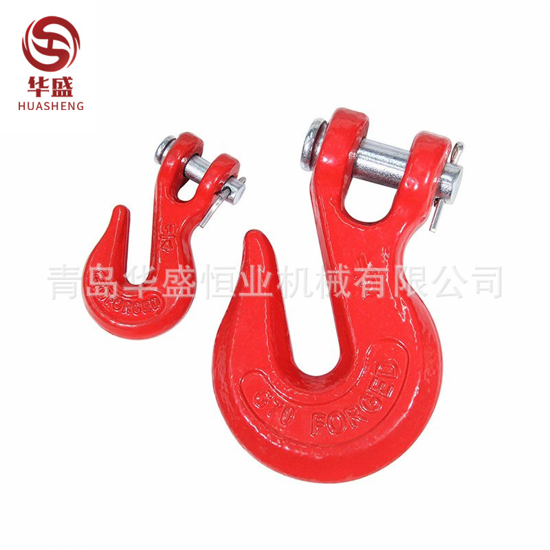 合金钢锻造钩子 8寸/15寸 方孔 圆孔大J钩  锻造货钩