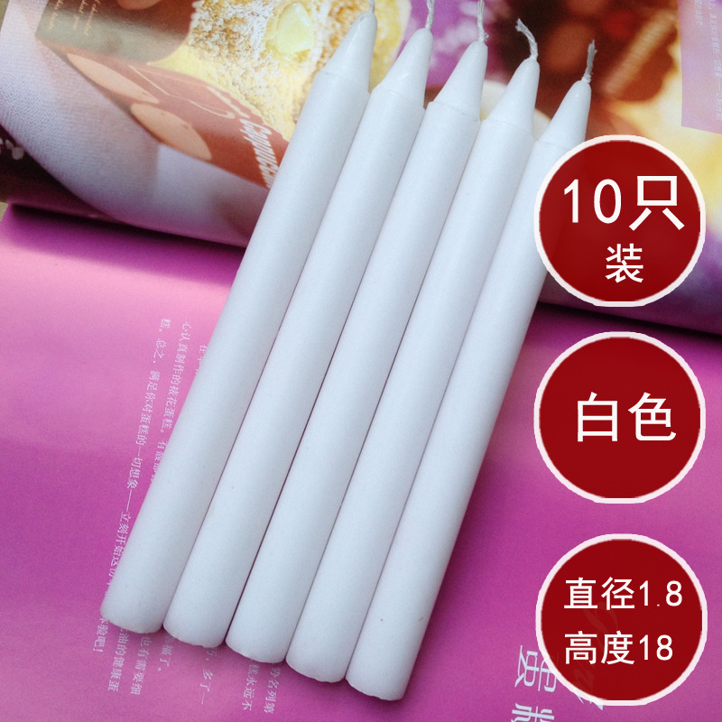 Iluminación doméstica de vela blanca, apagón de emergencia, prevención de desastres, lámpara de mantequilla roja sin humo, candelabros inodoro