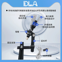 DD20-16W双钳口斜口气动夹具 DGRZ20-16W 机械手机器人水口料夹具