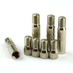 Valve extension cap, copper nickel-plated inflatable extension rod, electric vehicle motorcycle Xiaomi inflatable nozzle