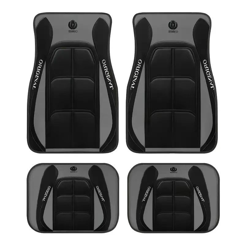 TEMU retro estilo nórdico alfombra de pie de coche alfombra de cuatro piezas tapete resistente a las manchas almohadilla de pie Amazon TEMU al por mayor