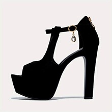 T 53082 Waterproof Platform Peep Toe Heels �n��ָ���Ь