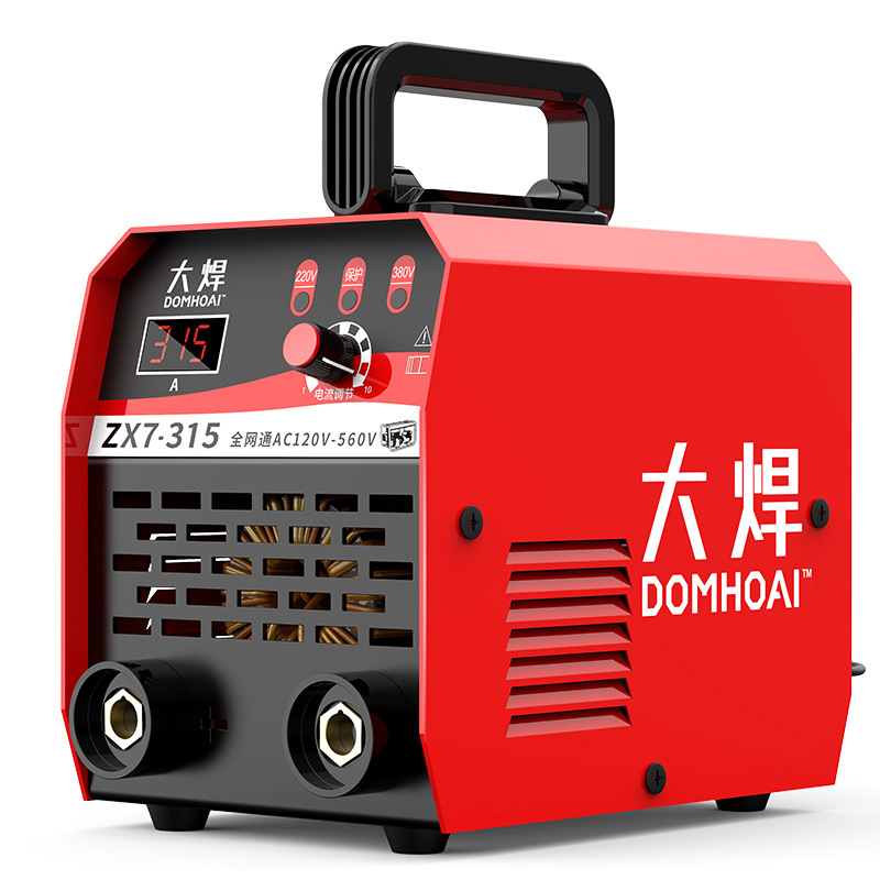 250 soldadora doméstica 315 máquina de soldadura industrial de alta potencia multiplaca 220V380V doble voltaje accesorios completos