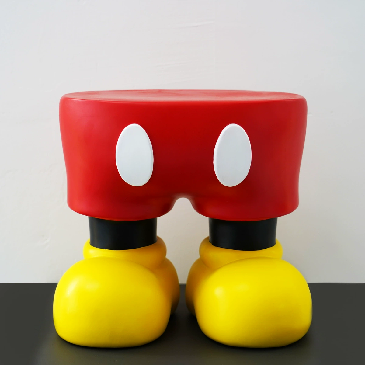 Легкий и стильный пуфик-трансформер «Микки Маус», высота 30 см, небольшой пуфик для гостиной, диван-пуфик, низкий стул, детская скамейка, Микки Маус.