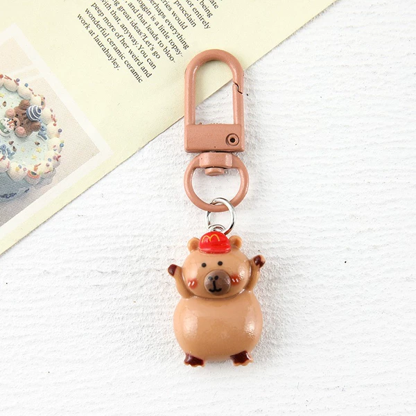 Cartoon keychain, hat