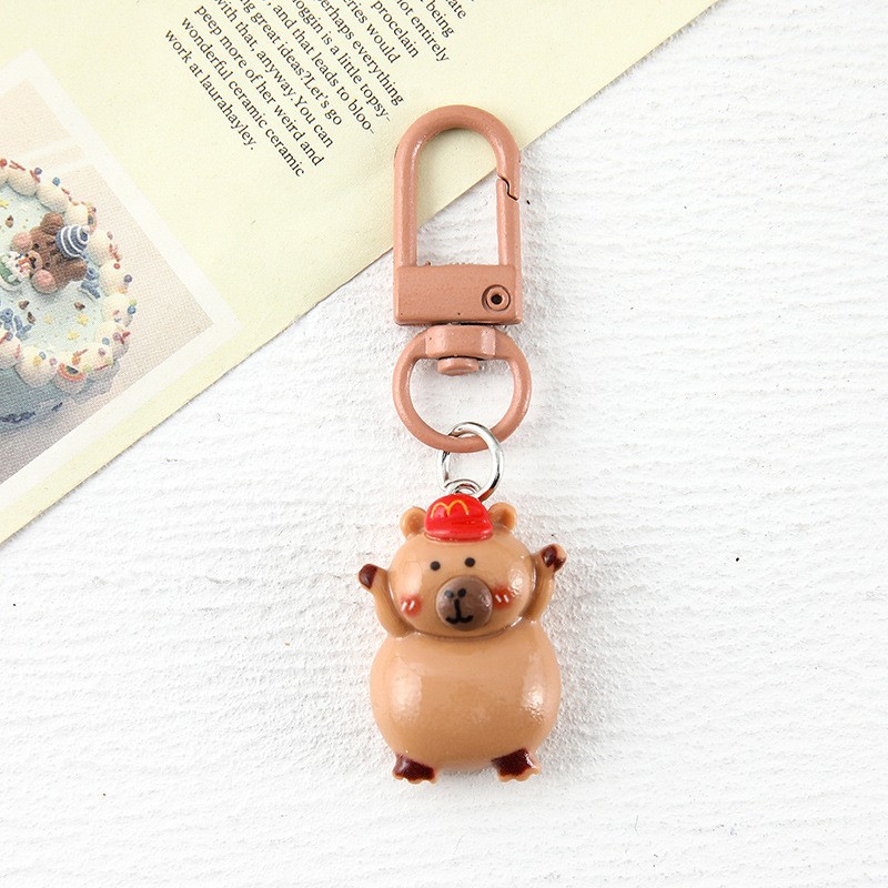 만화 수지 열쇠 고리 펜던트/모자 카피발라