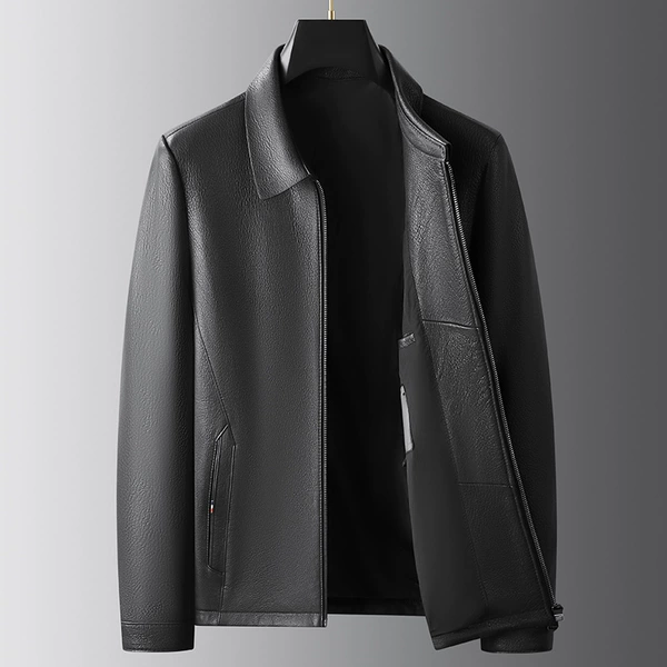 Black lapels without lining
