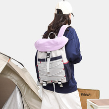 双肩包女夏季户外背包休闲旅行登山包大容量轻便防水大学生书包女