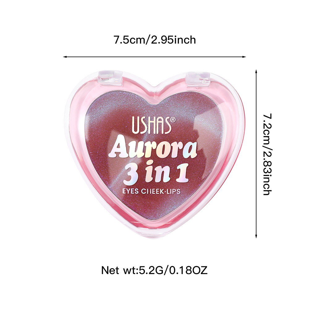 USHAS Europa y América spot transfronterizo rubor magnético de una sola rejilla impermeable de larga duración para mejorar la tez natural UC105