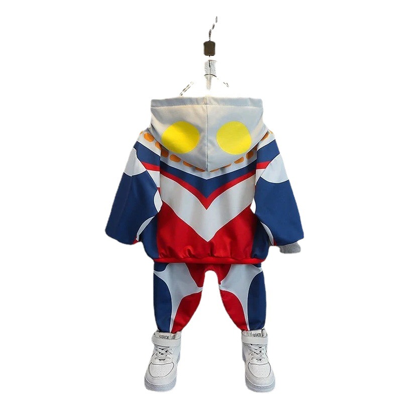 Aote Man Clothing Ropa para niños Primavera 2025 Niños Traje de otoño Niños Niños Bebé Deportes Traje de dos piezas Moda todo fósforo