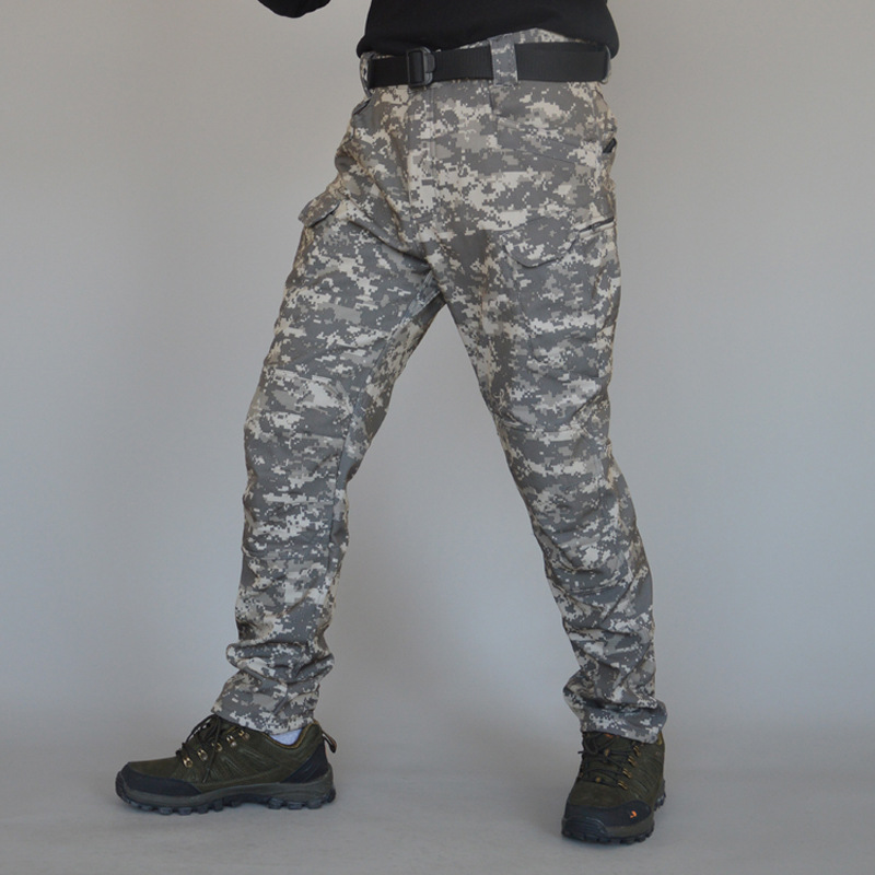 Transfronterizo arcontes x7 pantalones tácticos hombres otoño y invierno con camelera suelta uniforme de entrenamiento de combate pantalones de trabajo de bolsas de pantalones militares