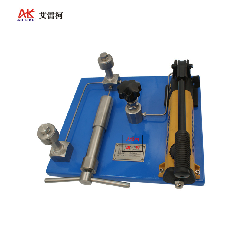 液压压力校验台ALK1100压力源手动压力装置压力表变送器测试台