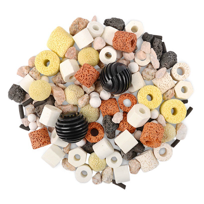 Аквариум фильтрующий материал бактериальный дом черепаха резервуар для очистки воды фильтрующий материал семейный портрет десять в одном биохимическом шаре керамическое кольцо