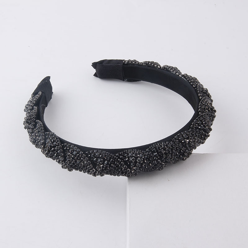 New Fashion Full Diamond Sponge Diamond Geometric Headband display picture 5