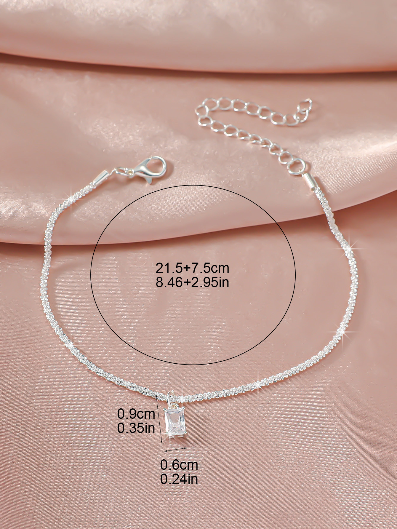15g Weight Anklet Classification 1 Piece Quantity Casual Occasion Alloy, Copper Material Cross Pattern Women's Gender Beach, Simple Style Style Wholesale Jewelry Beach Simple Style Cross Alloy Copper Anklet 6