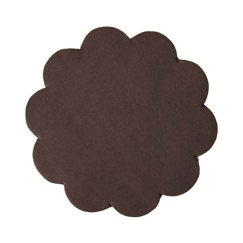 Papel de almohadilla marrón encaje color natural papel de aceite para hornear a prueba de aceite placa de papel absorbente de aceite papel de almohadilla papas fritas papel de envolver alimentos fritos