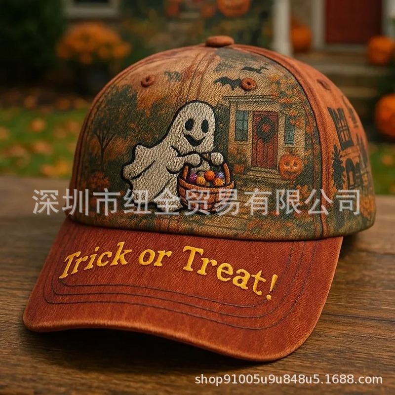 跨境热销Vintage Halloween Hat复古万圣节帽子|undefined