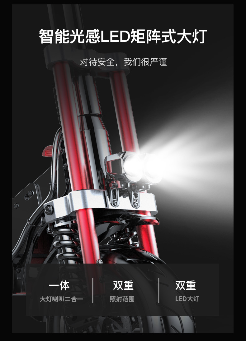 Manufacturers new mini scooter high-speed off-road rear drive 12 inch folding electric car smart electric scooter